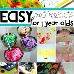 16 Easy Art Projects For Your 1 Year Old