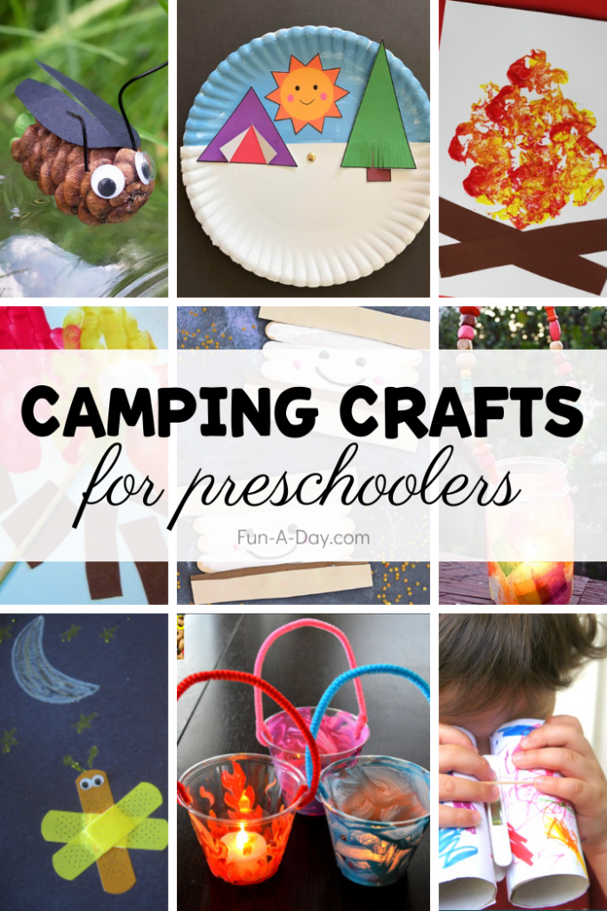 20 Fun Camping Crafts For Preschoolers Fun A Day