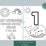 20 Printable Numbers Coloring Pages Coloring Page Preschool