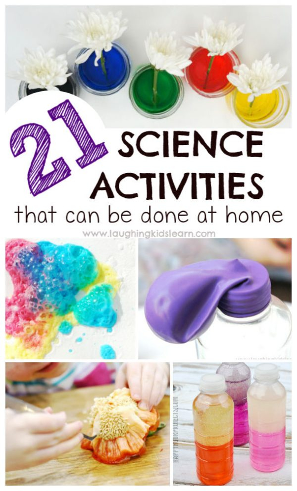 21 Simple Science Activities Kids Can Do At Home Laughing Kids Learn