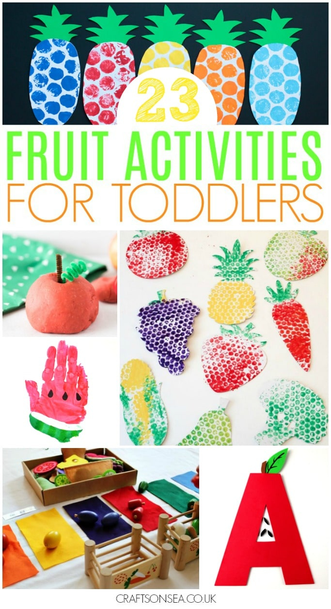 23 Fun Fruit Activities For Toddlers And Preschoolers Crafts On Sea