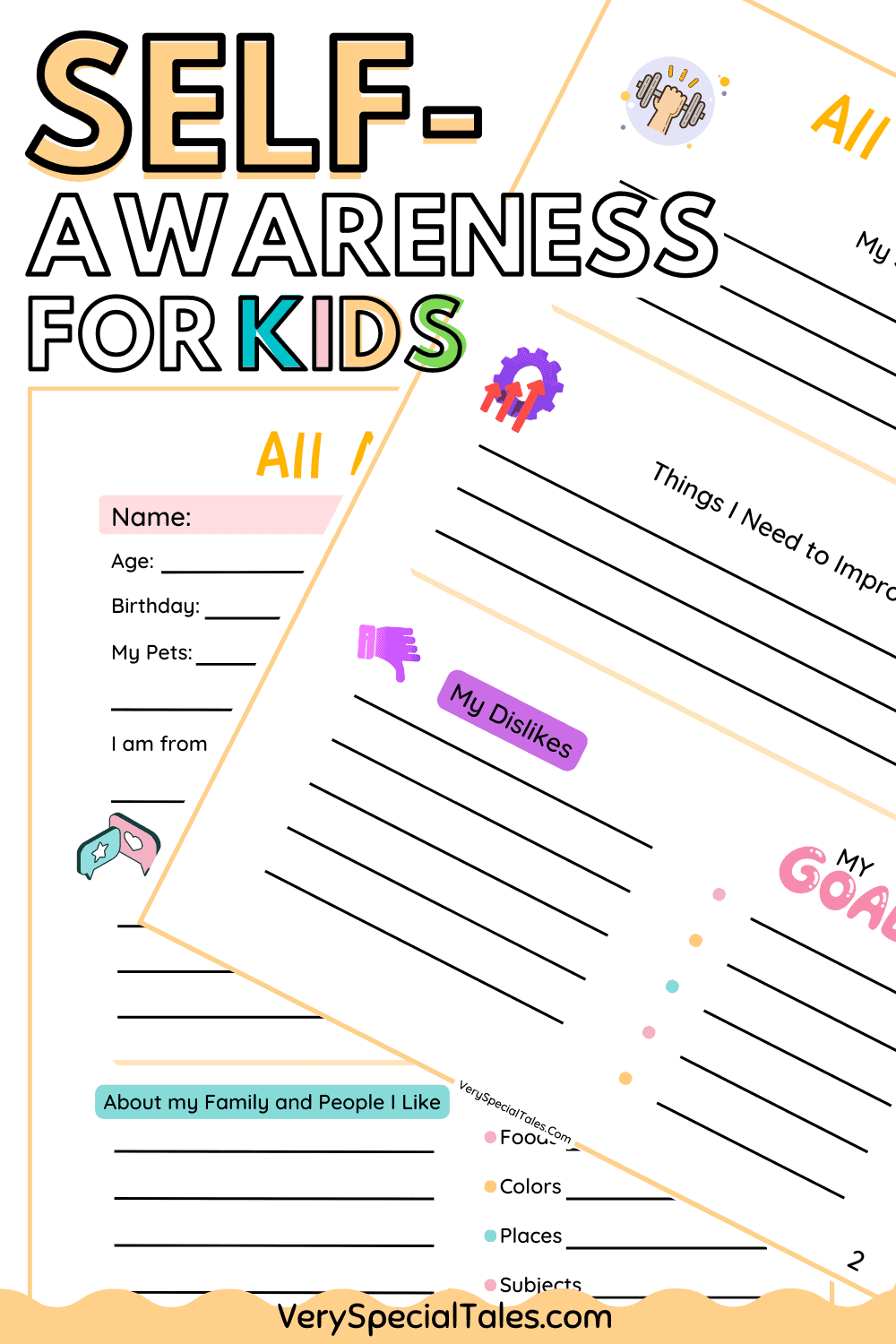 free printable self awareness activities for kids