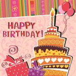 40 Free Birthday Card Templates Templatelab Printable Birthday Card