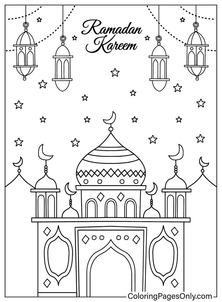 49 Free Printable Ramadan Coloring Pages Coloring Pages Ramadan
