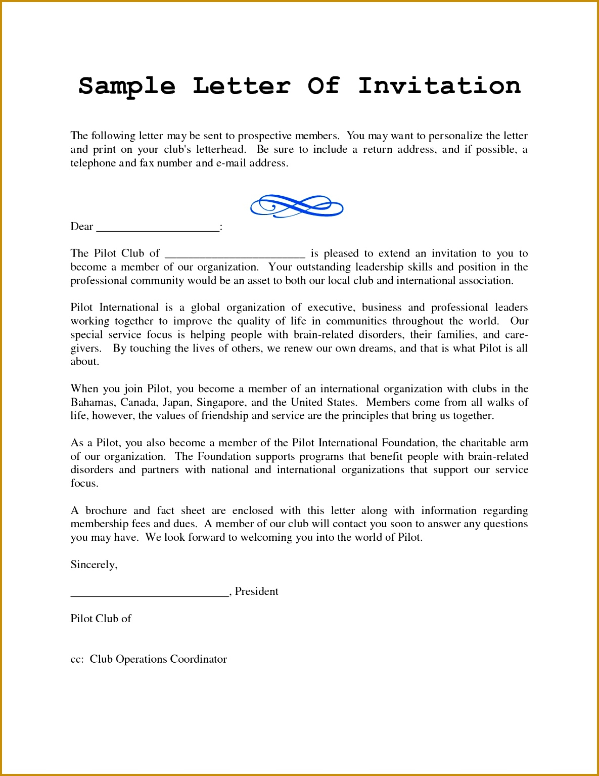5 Sample Business Event Invitation Letter FabTemplatez