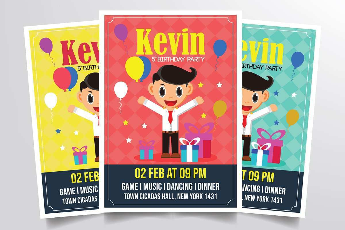 50 The Best Birthday Invitation Template Adobe Illustrator In Photoshop 