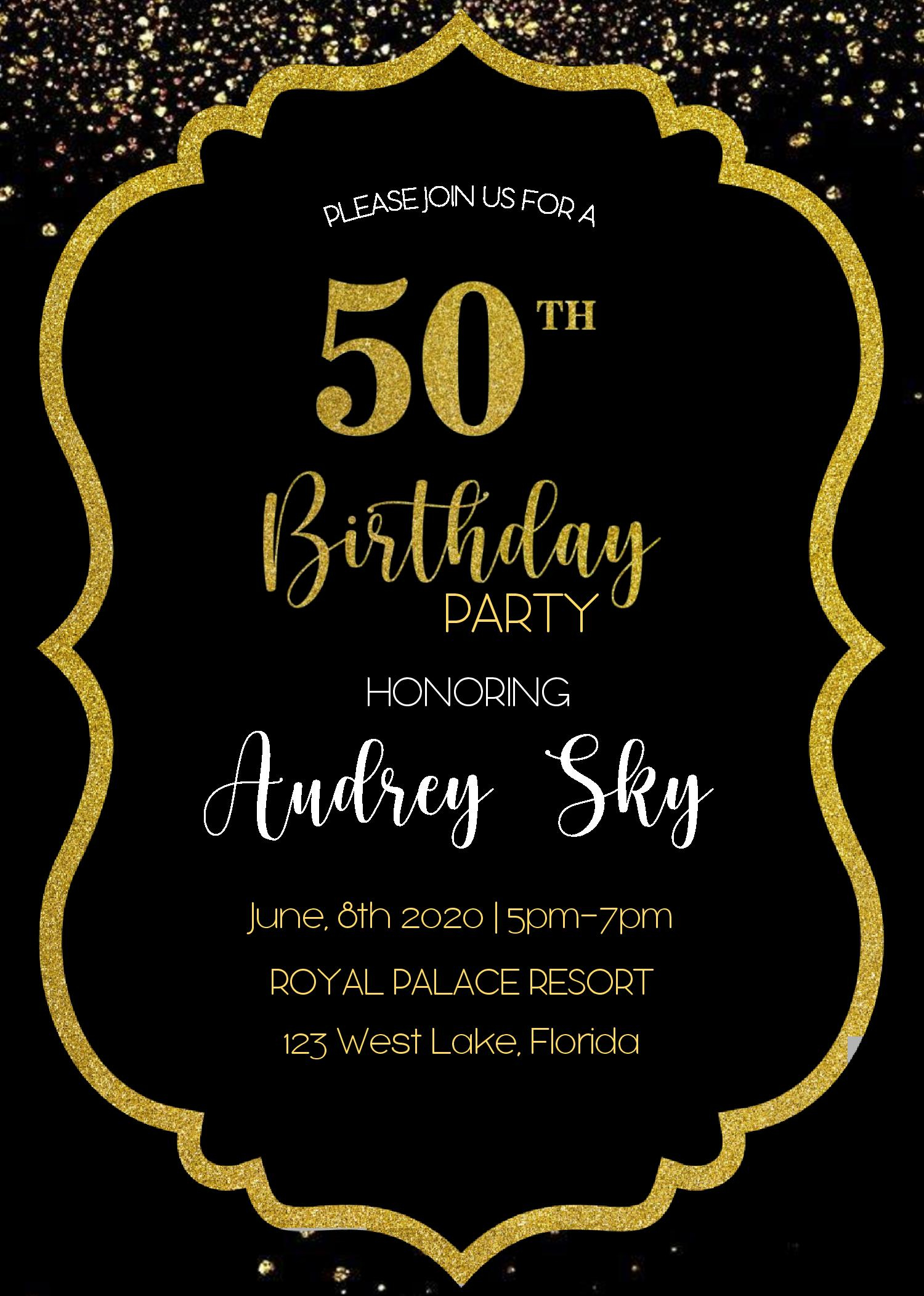 invitation templates birthday