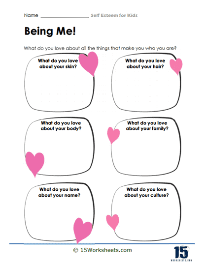 6 Top Self Esteem Worksheets Printable PDF Examples Worksheets 