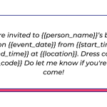 8 Best Message Templates For Event Invitations Message Template Library