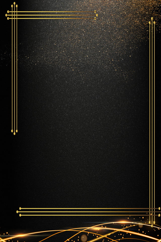 Black Gold Business Invitation Invitation Background Template Wallpaper 