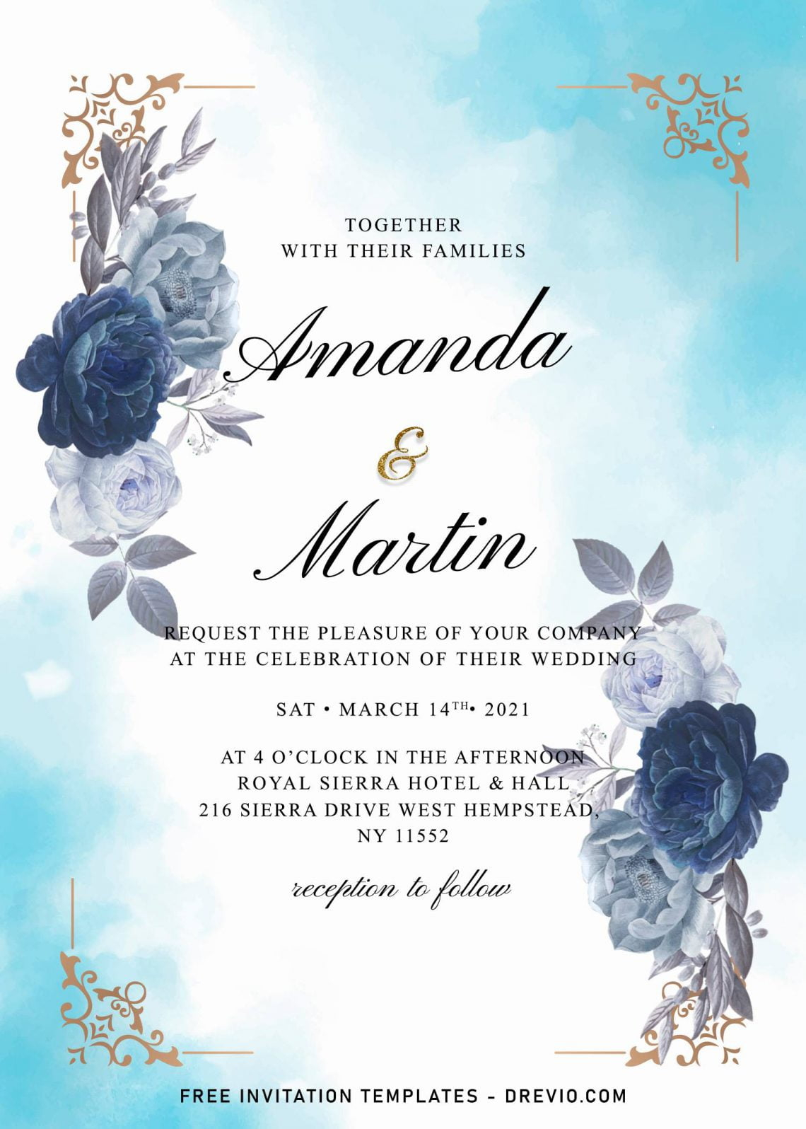 wedding invitation templates zazzle