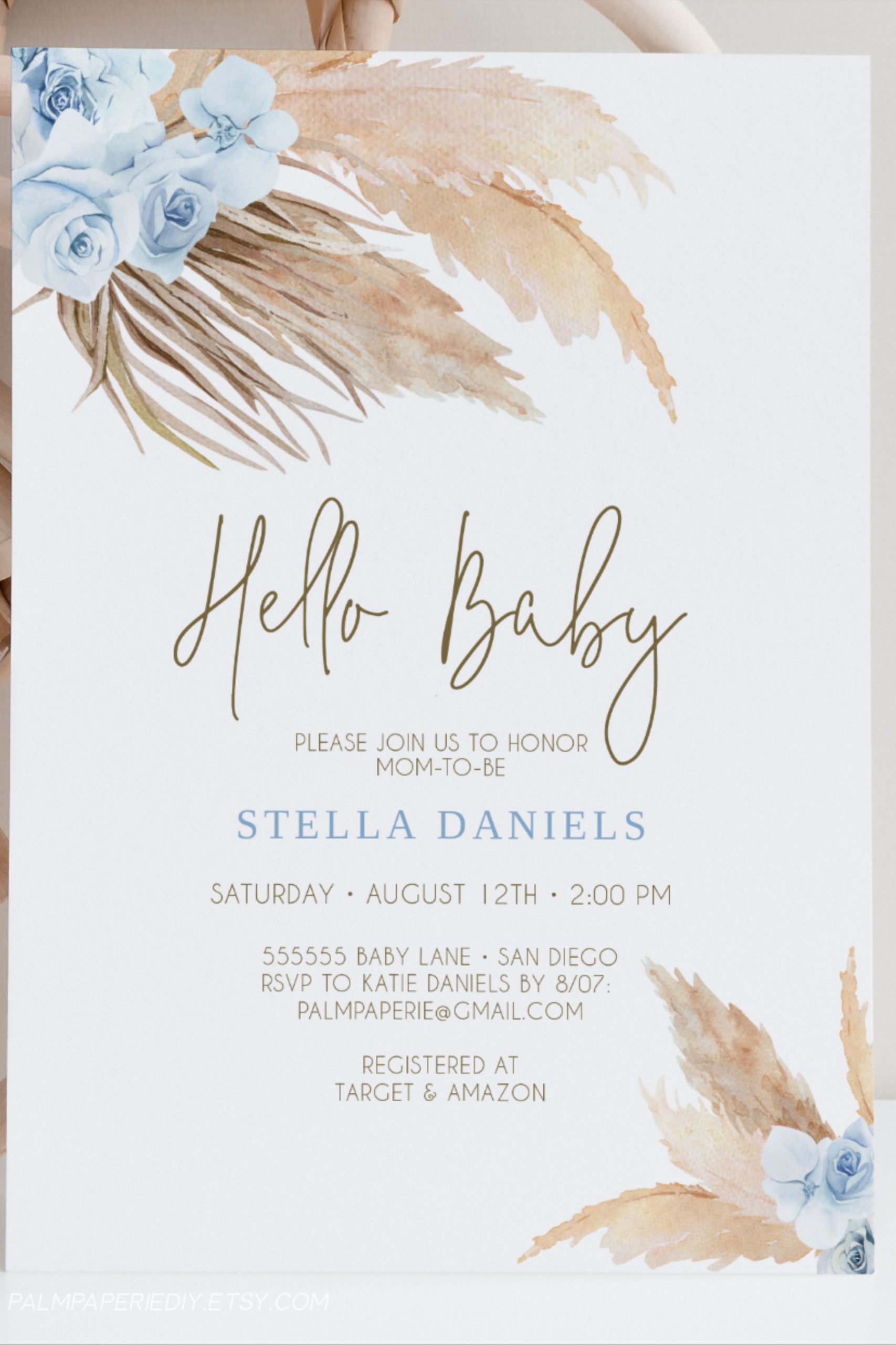 Boho Invitation Template Printable Word Searches