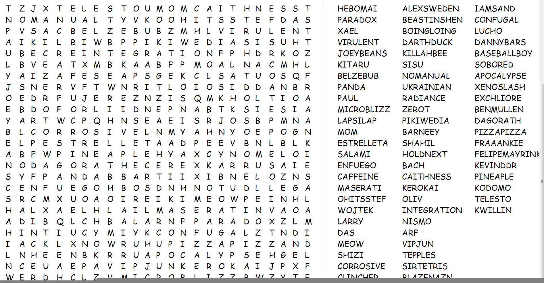 Difficult Word Search Beles club Printable Difficult Puzzles For 