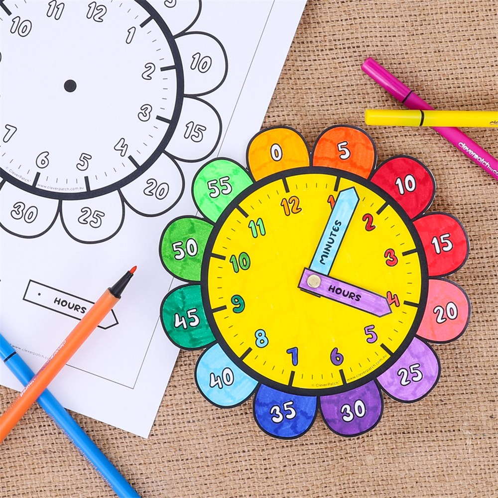 Diy Paper Clock Printable