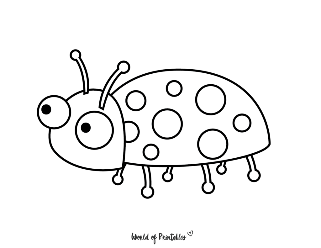 Easy Coloring Pages For Kids Printable Infoupdate