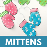 Easy Mitten Craft With Free Printable Mitten Template