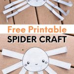 Easy Printable Spider Craft For Preschool Free Simply Full Of Delight