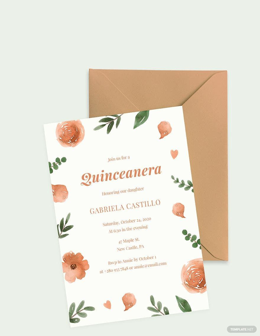 quinceanera invitation template pdf quinceanera invitation template pdf