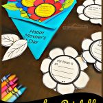 Flower Bouquet FREE Printable Mothers Day Craft For Kids