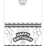 Foldable Printable Birthday Cards To Color Add A Little Adventure