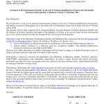 Formal Invitation Letter Sample For Seminar