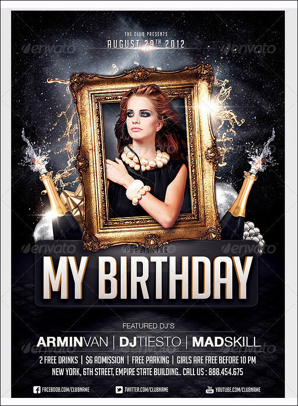 FREE 62 Printable Birthday Invitation Templates In PDF AI Word