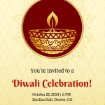 Free Diwali Invitation Message Template To Edit Online