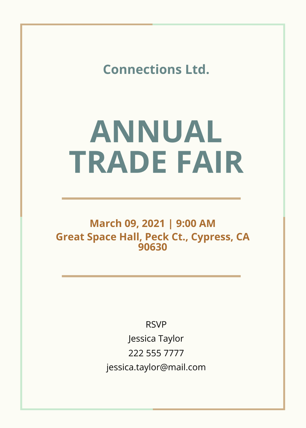 Free Formal Invitation Template To Edit Online