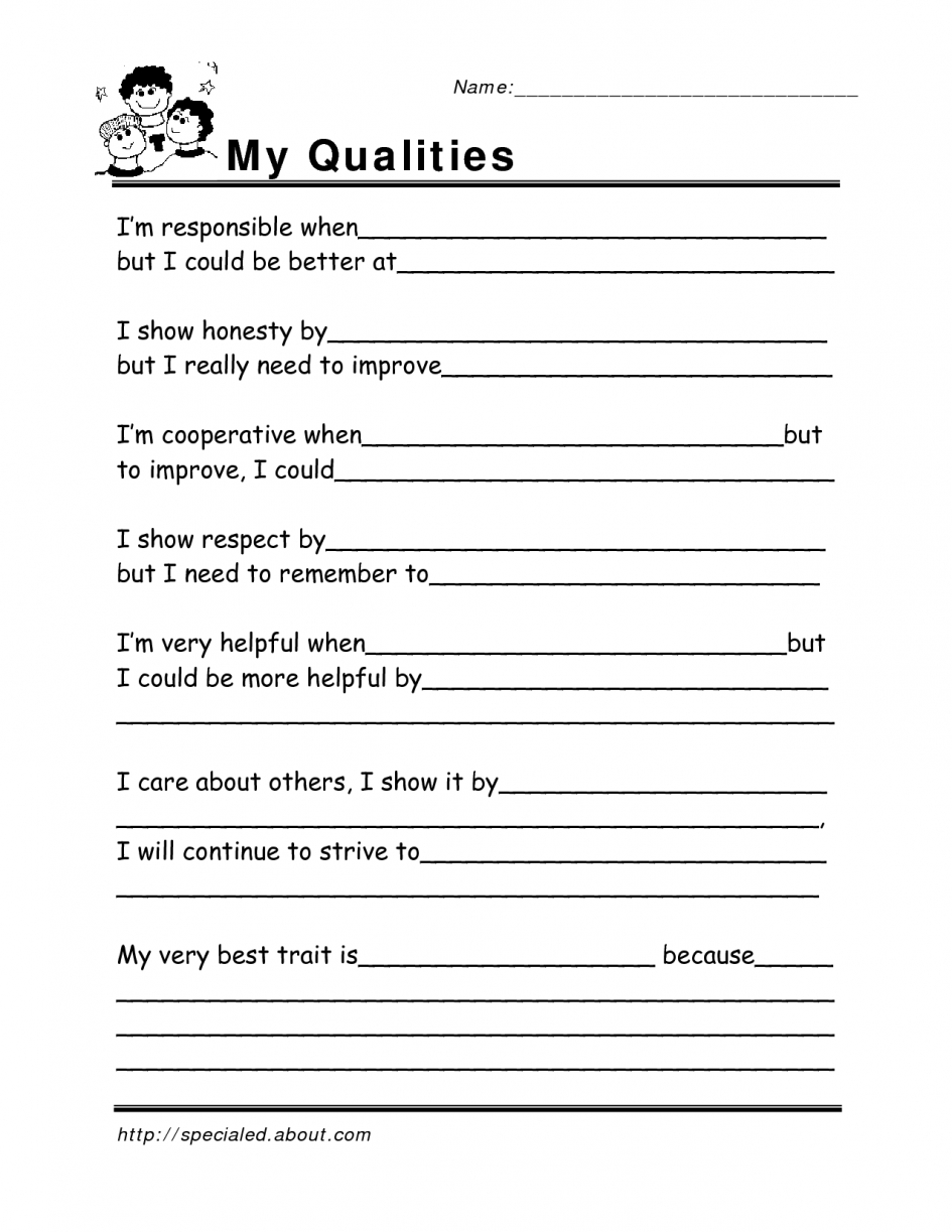 Free Life Skills Worksheets For Special Needs Students Free Printable 