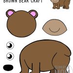 Free Printable Brown Bear Craft For Kids Simple Mom Project