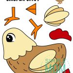 Free Printable Chicken Craft Template Chicken Crafts Animal Crafts