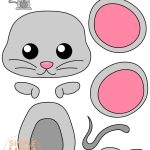 Free Printable Cut And Paste Mouse Craft For Kids Mouse Crafts