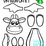 Free Printable Dragon Craft Template