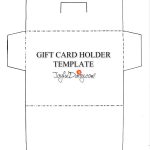 Free Printable Gift Card Holder Template Printable Templates Your Go