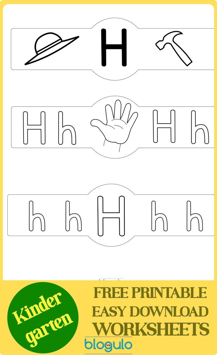 Free Printable Letter Activities For Preschool