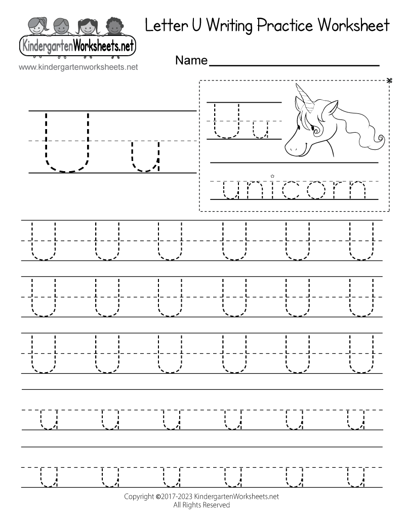 printable letter u activities