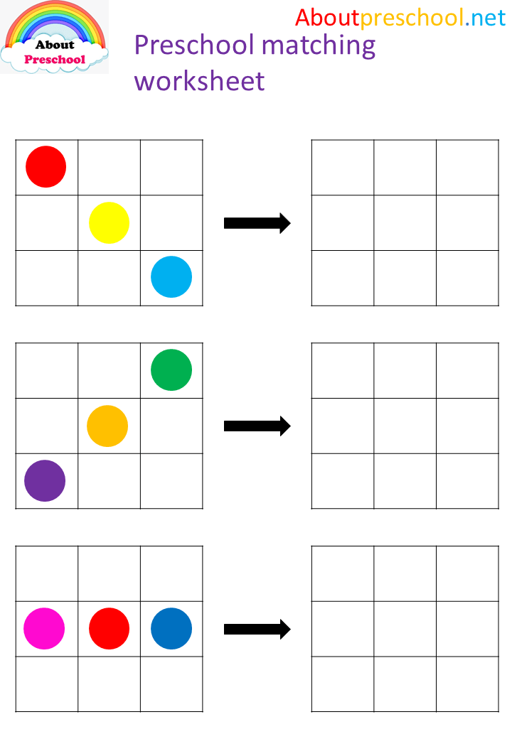 Free Printable Matching Activities For Toddlers