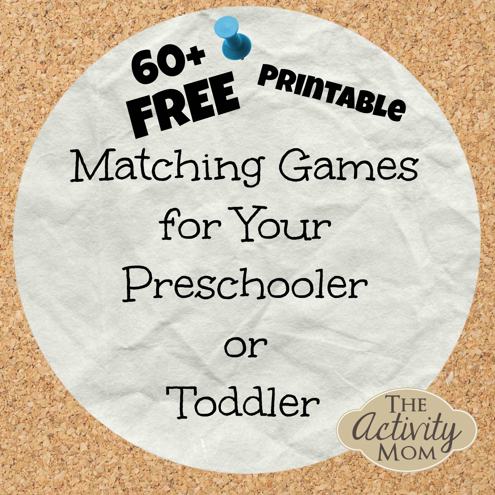 free printable matching activities for toddlers