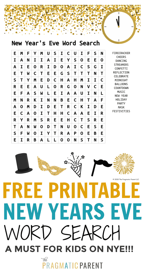 free printable new years activities for kids