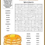 Free Printable Pancake Day Word Search Puzzle