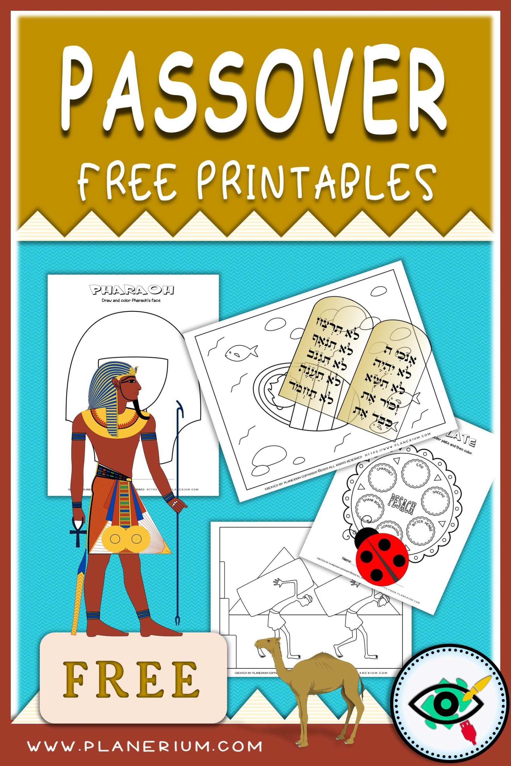 free printable passover activities for kids