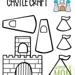 Free Printable Princess Castle Craft With Castle Template Castle