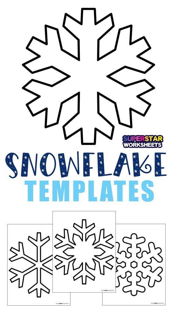 Free Printable Snowflake Templates For Crafts Activities Worksheets