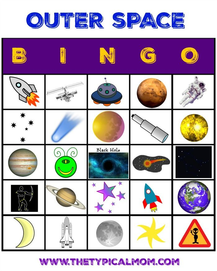 Free Printable Space Activities Printable Calendars AT A GLANCE