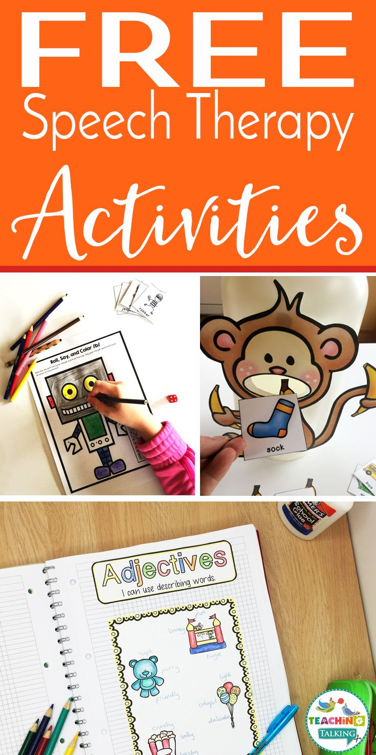 Free Printable Speech Therapy Activities For Toddlers Free Printable 