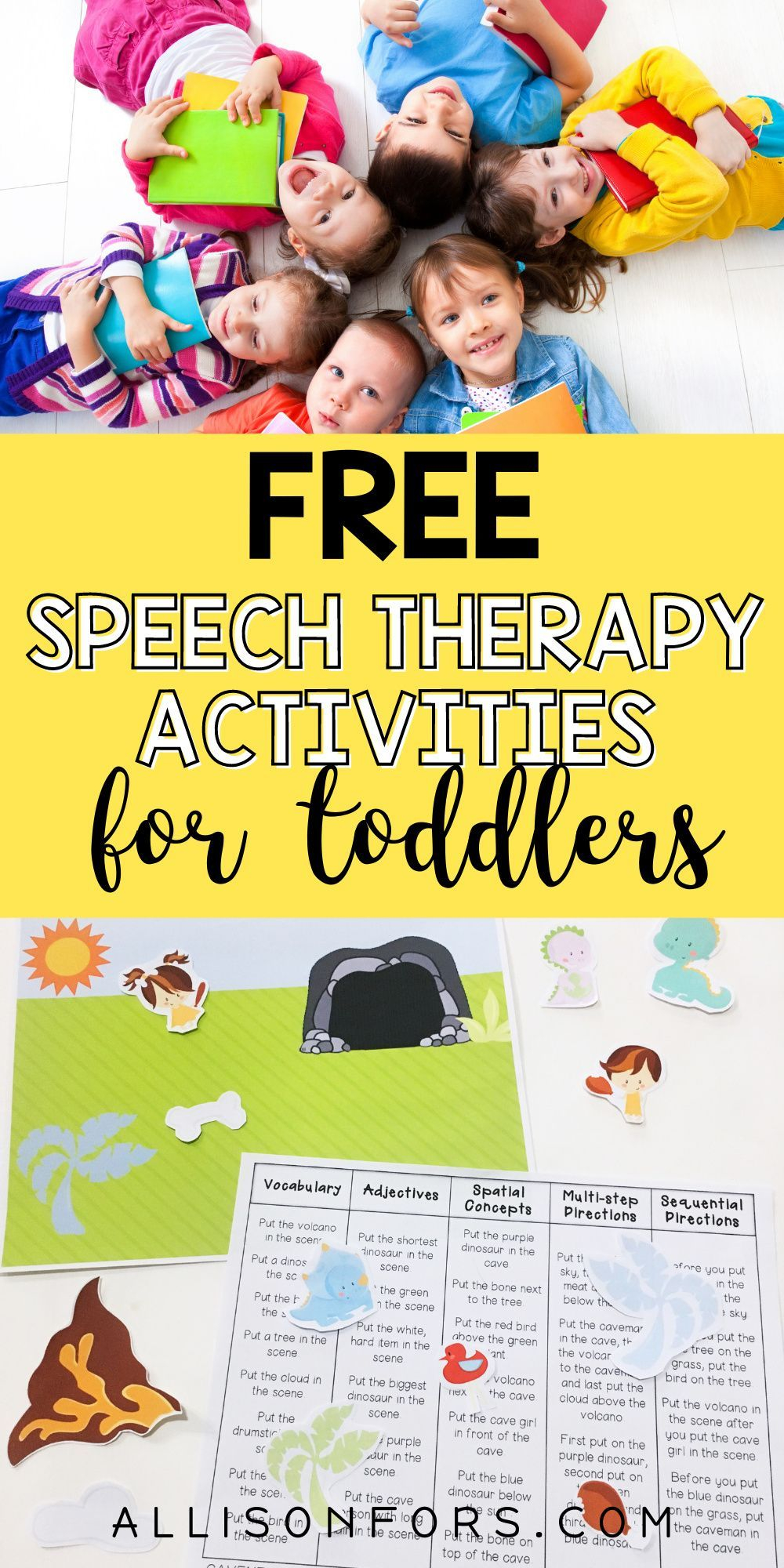Free Printable Speech Therapy Activities For Toddlers Free Printable 