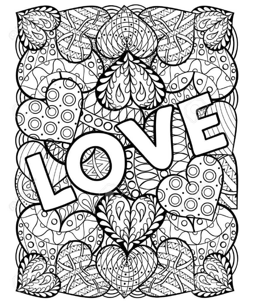 Free Printable Valentines Day Coloring Pages For Adults Free Printable