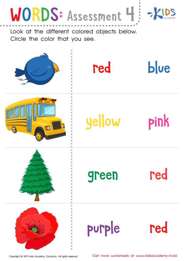 Free Vocabulary Enrichment Phonics Worksheets For 4 Year Olds 