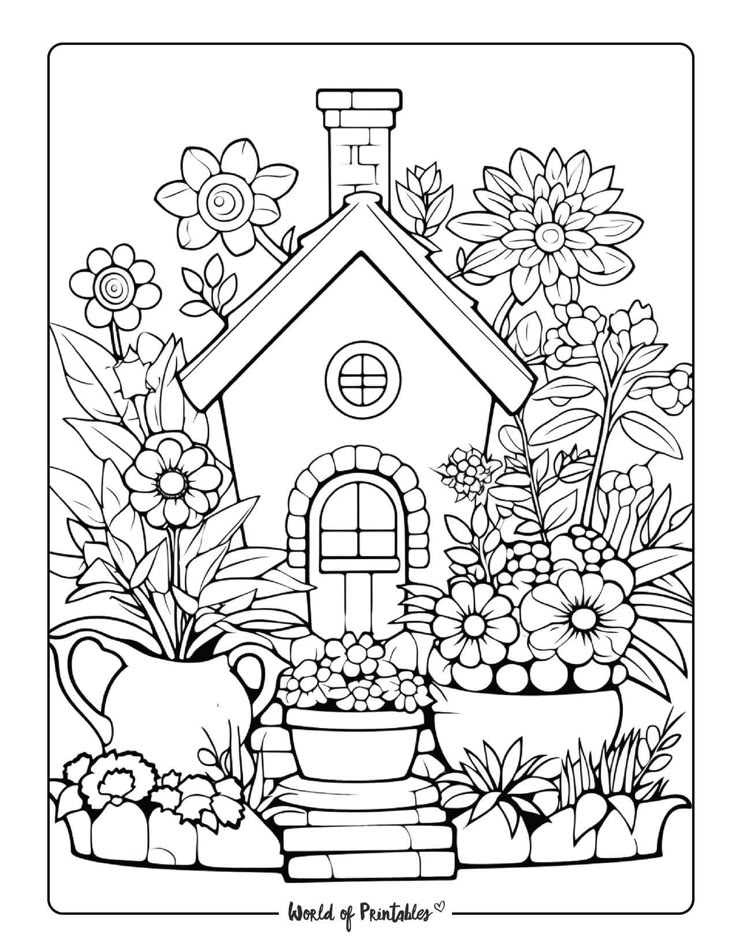 Garden Coloring Pages Free Printable Garden Coloring Pages Coloring