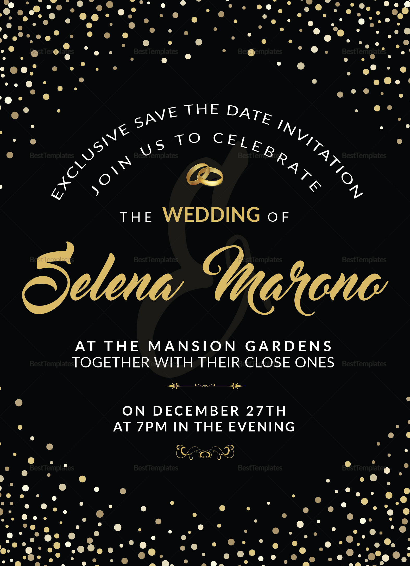invitation template black and gold invitation template black and gold